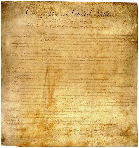 United States Constitution And Citizenship Day Bill Of Rights