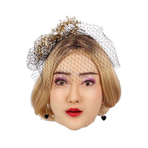 Buy Silicone Realistic Female Head Soft Handmade Face For Crossdresser