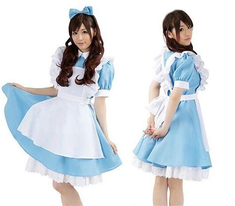 Alice In Wonderland Cos Cosplay Japanese Anime Costume Costumes Maid Outfit Maid Service