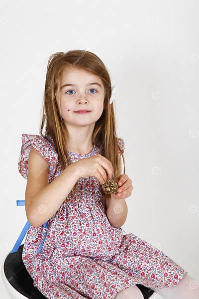 Young Girl On The Chair Stock Photo Image Of Portrait 38531000