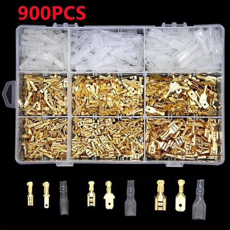 900450315pcs Female Male Electrical Spade Butt Connectors Spade Crimp