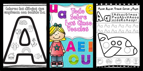 Super Cuaderno Para Trabajar Las Vocales Imagenes Educativas