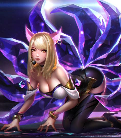 Lewd And Nude K Da Ahri Cosplay Set By Helly Valentine
