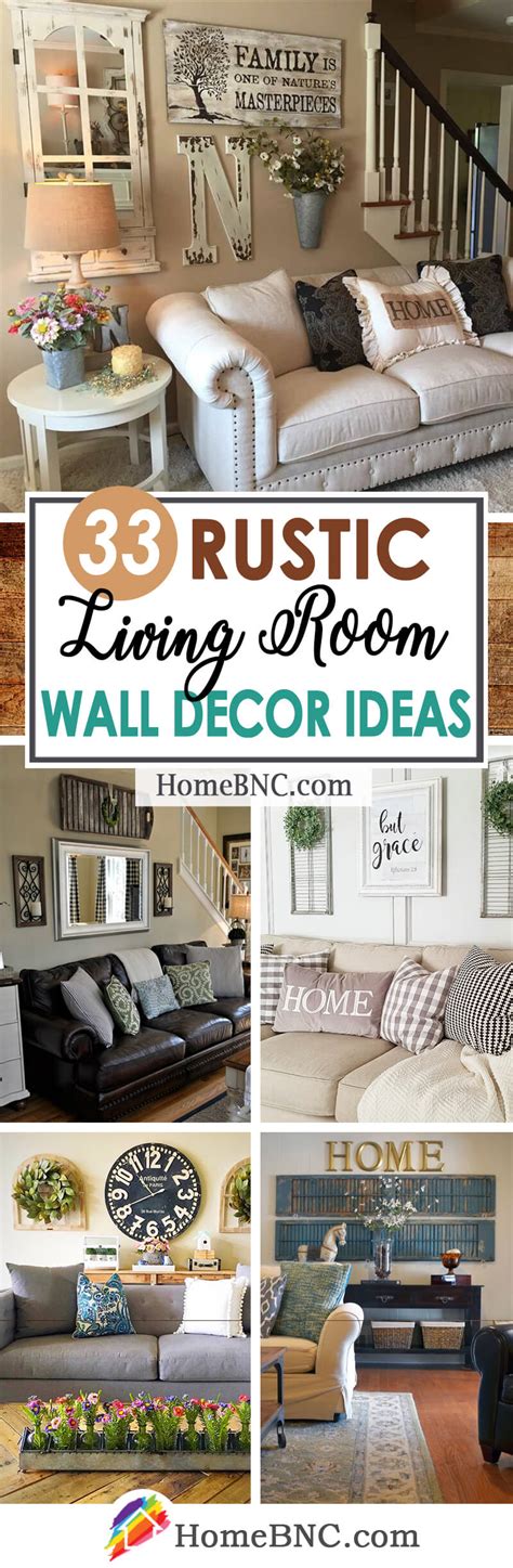 Discover design inspiration from a variety of living rooms, including color, decor and storage options. 33 Best Rustic Living Room Wall Decor Ideas and Designs ...