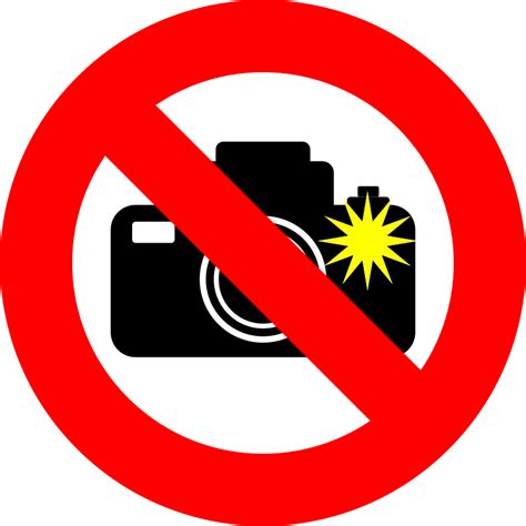 No Flash Photography Allowed Openclipart