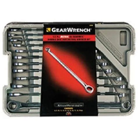 Gearwrench 85988 Metric Xl Gearbox Double Box Ratcheting Wrench Set 12