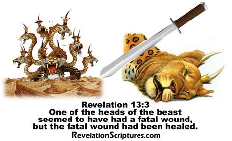 Beast Revelation Chapter 13 One Of The Heads Has A Healed Fatal
