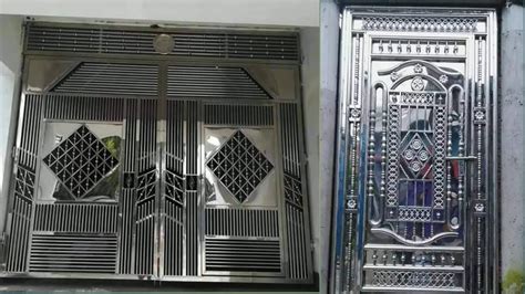 Matching the fence and gate designs with the house integrates the look and style. Modern stainless steel gate design for house | 2020 SS ...