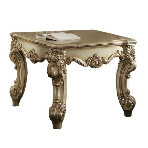 83120 Occasional Table Vendome Ii Collection Gold Patina By Acme Furniture