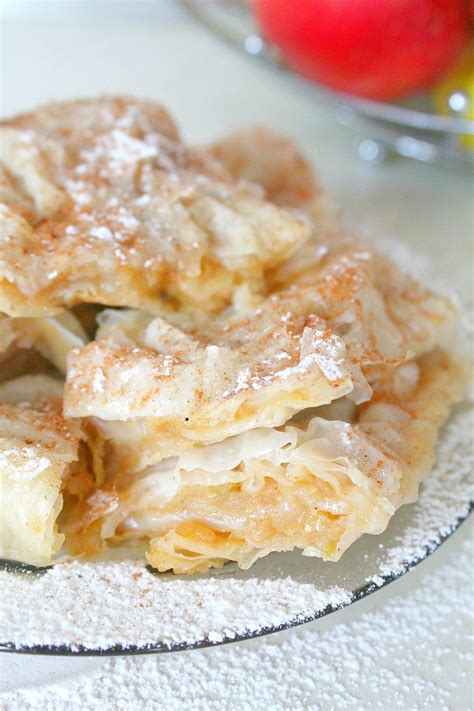Apple and brie filo parcels, chevre, pear filo dough, 1 cup butter, melted, cook method: Filo Pastry Apple Pie Recipe | Easy Peasy Creative Ideas