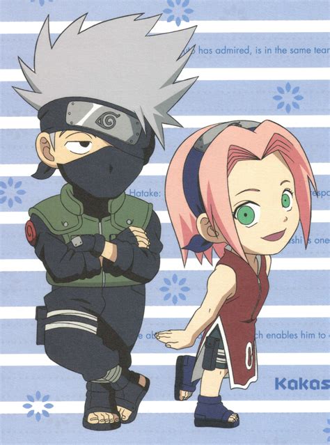 Naruto Chibi Kakashi And Sakura Minitokyo