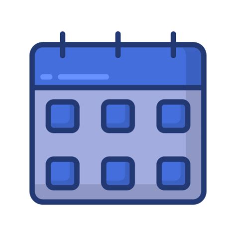 Generic Blue Calendar Icon