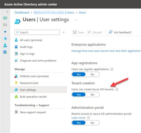 How To Control Azure Ad Tenant Creation