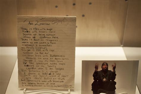 Grammy Museum Hosts Tupac Shakurs Writings In New Exhibit The Sundial