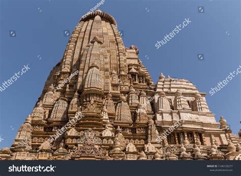 Parshvanatha Temple Khajuraho Group Monuments Madhya Stock Photo