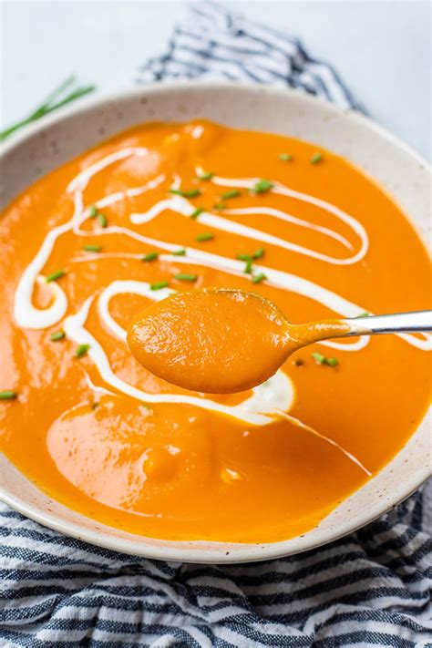 Butternut Squash And Red Pepper Soup Real Food Whole Life