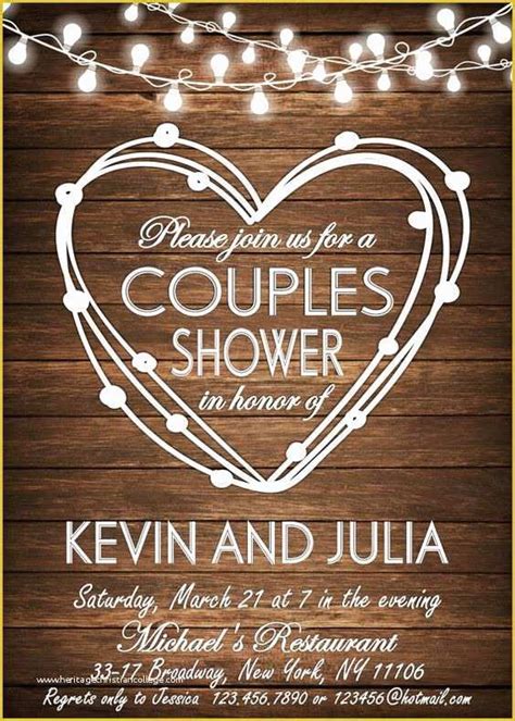 Couple Shower Invitations Couples Shower Invitation Vintage Couples Shower Invitation Friend