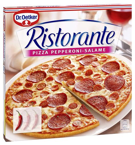 Dr Oetker Ristorante Pizza Pepperoni Salame 320 G Knusprige