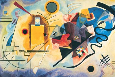 Wassily Kandinsky Yellow Red Blue C 1925 Painting Yellow Red Blue C