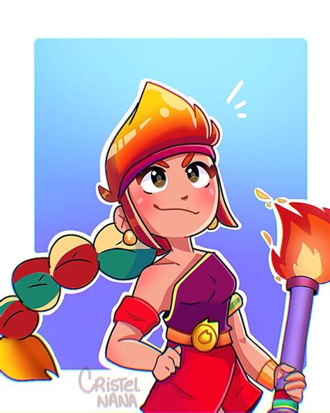Amber has always been a firebug. Amber Brawl Stars. The best images and arts | WONDER DAY