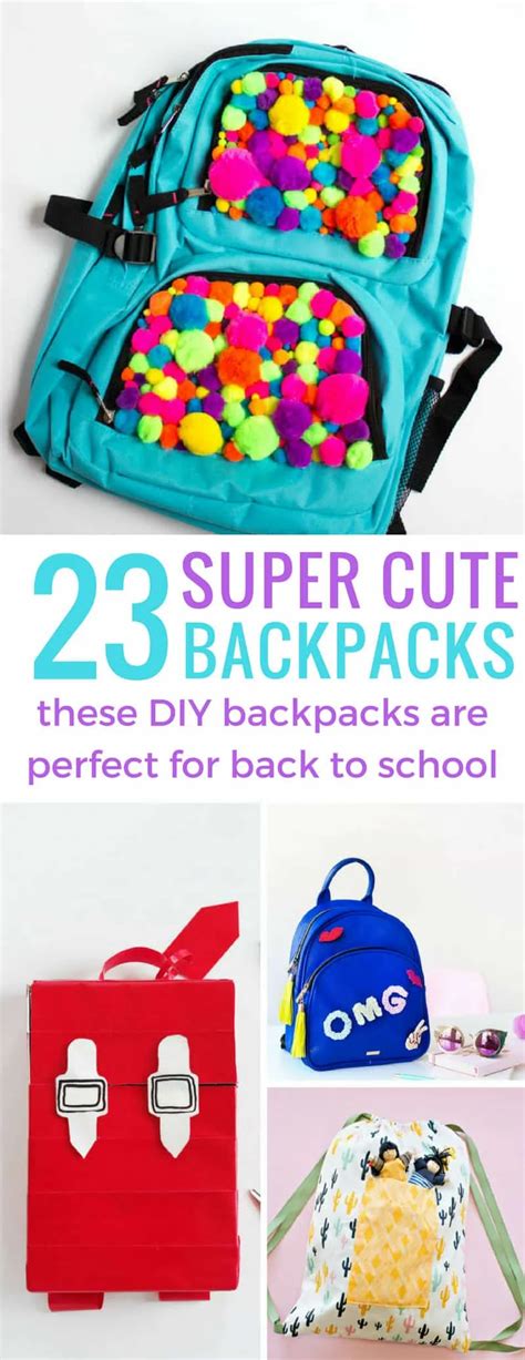 23 Super Cute Diy Backpacks Perfect For Back To School