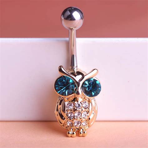 Owl Piercings Belly Button Rings Free Shipping Offer Belly Button