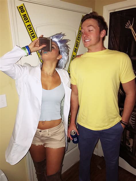Couple Halloween Costume Rick And Morty Cute Funny And 80 Diy