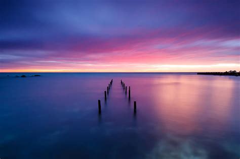 Purple Sea Sunset Photograph By Evgeni Ivanov Fine Art America