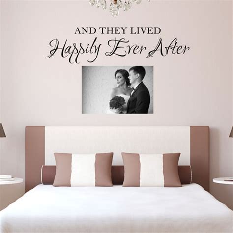 And They Lived Happily Ever After Wall Decal Bedroom Wall Etsy