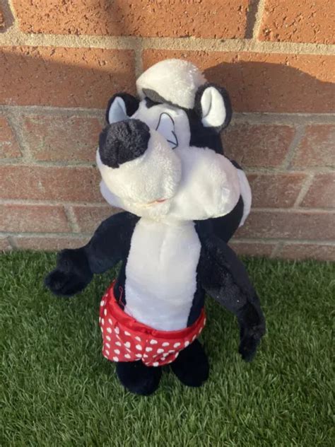 pepe le pew soft toy looney tunes plush play by play vintage 10 61 picclick