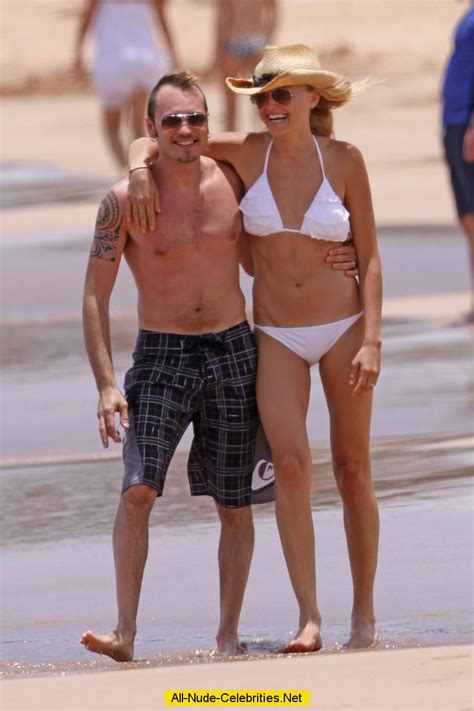 Malin Akerman Caught In White Bikini On The Beach In Hawaii