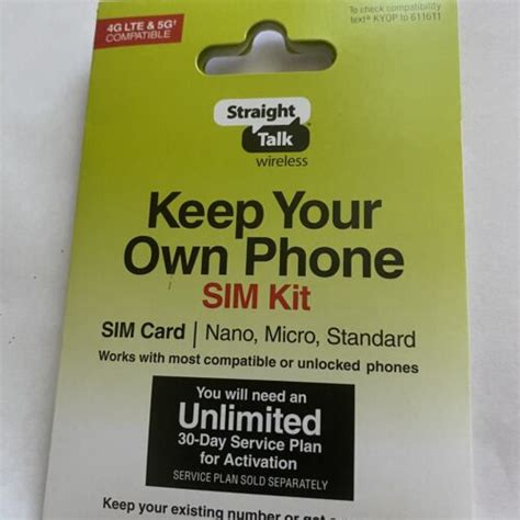 2x Phones Change Your Phone To Straight Talk Nano 31 Nano Sim Card New