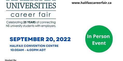 Halifax Universities Career Fair Event Calendar Dalhousie University