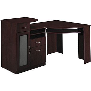 Complete with cpu storage and wire access concealed. Bush Furniture Vantage Corner Desk, Harvest Cherry ...