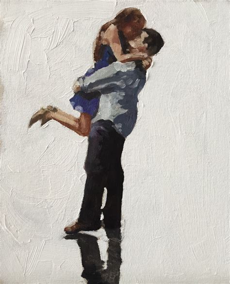 Couple Hugging Painting Couple Painting Couple Art Print Etsy Couples Canvas Art Couple