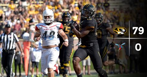 Rapid Reaction Mizzou Cruises To Record Setting Victory Against Delaware State