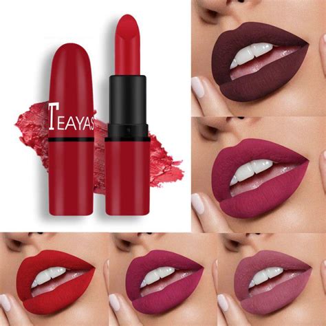 Buy Non Stick Cup Waterproof Easy To Color Velvet Sex Lipstick Cosmetic