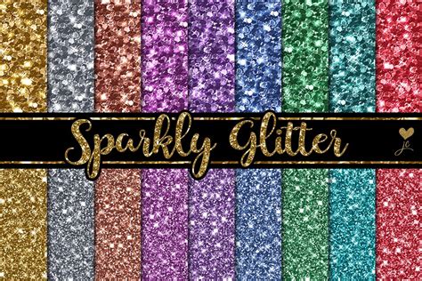 Sparkly Glitter Glitter Digital Paper Digital Paper Creative Market