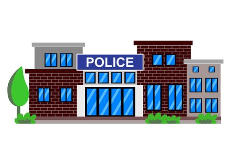 Police Station Vector Clip Art For Floor Plan Design 15645225 Vector