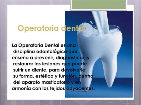 Operatoria Dental Y Su Relación Con Endodoncia