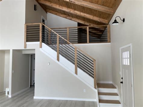 Modern Farmhouse Diy Staircase Railing Ana White