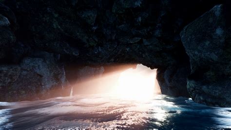 Cliff Cave Entrance From Inside Stock Video Footage Storyblocks
