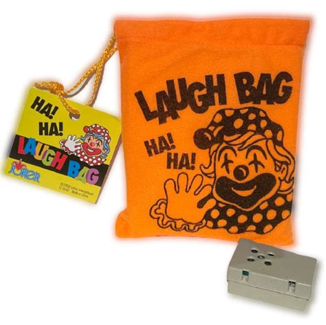 1 Laugh Bag Laughing Sound Toy Prank Joke T Funny Ha Box Clown