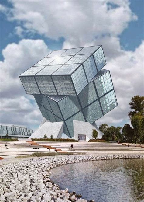 Tecturaarqui Arquitectura El Cubo De Rubik Hecho Edificio