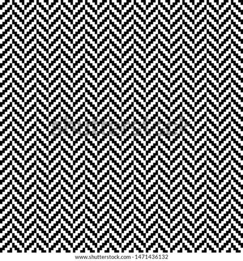 Classic Black White Herringbone Pattern Stock Vector Royalty Free