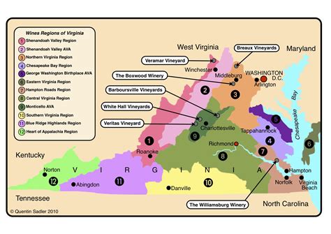 Wine Regions Of Virginia George Washington Birthplace Washington