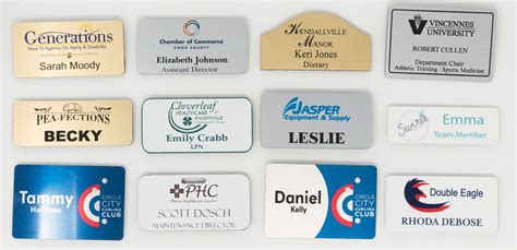 Engraved Plastic Name Tag Permanent And Durable Professional Etsy Norway