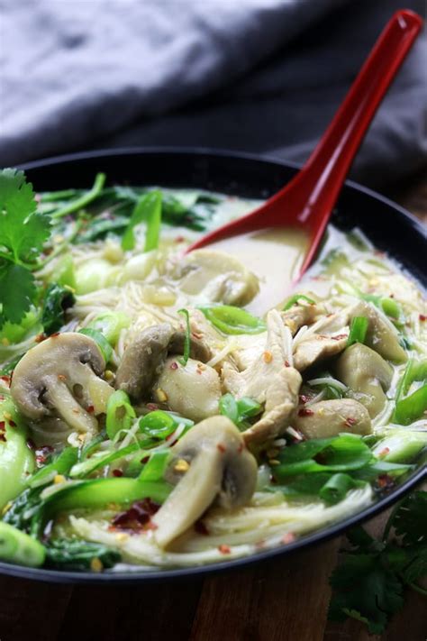 Easy Weeknight Green Curry Coconut Chicken Soup