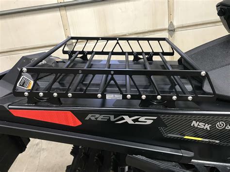 Ski Doo Linq 137″ All Black Snowmobile Rack Luggage Cargo System Atw