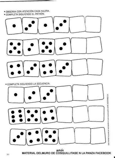 Several Dices Are Arranged In The Same Pattern